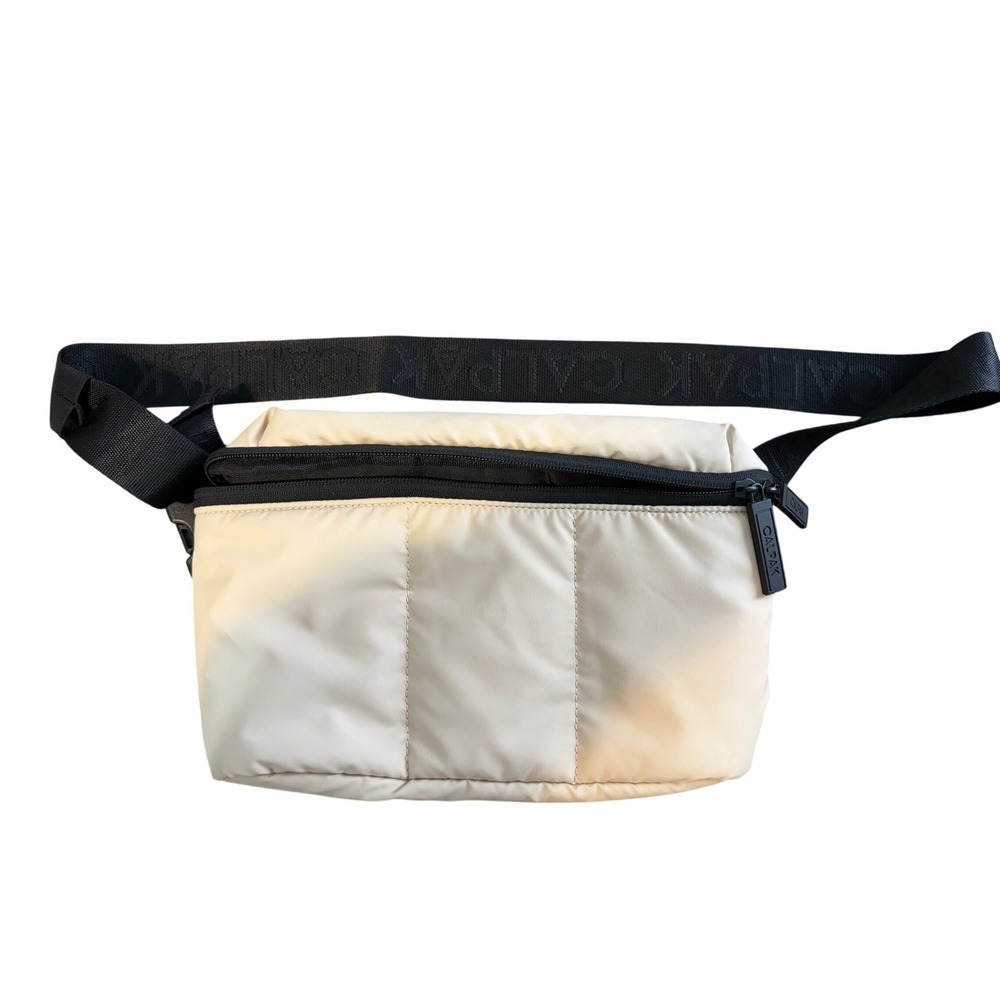 NWOT CALPAK Luka Belt Bag Cream Oatmeal Quilted Puffer Fanny Pack Travel